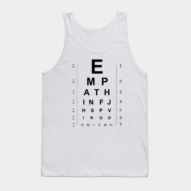 Empath INFJ HSP Virgo Tank Top by jennifersoldner